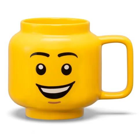 LEGO Storage Products: 41460816 Large Ceramic Mug Happy Boy NEW