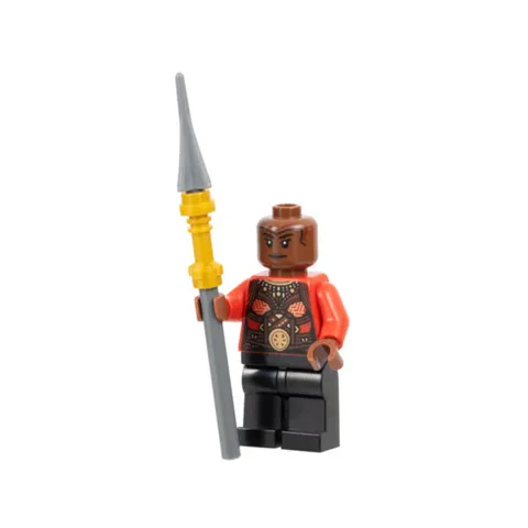 LEGO Marvel Super Heroes Okoye Minifigure sh0847 Spear New Authentic