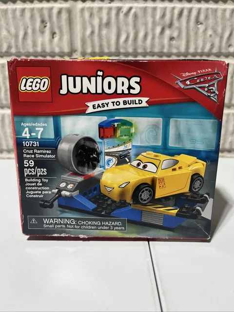 Lego Juniors Set 10731 Cruz Ramirez Race Simulator RARE RETIRED SEALED