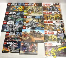 LEGO STAR WARS MANUALS LOT OF 14 “MANUALS ONLY”