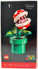 LEGO (71426) Super Mario: Piranha Plant - New Sealed - Nintendo Botanical Flower