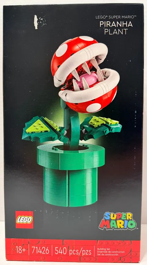 LEGO (71426) Super Mario: Piranha Plant - New Sealed - Nintendo Botanical Flower