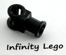 20 LEGO Technic Black Through Axle Connector with Bushing (32039) - 20 Pieces