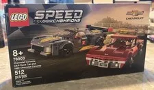 LEGO SPEED CHAMPIONS: 76903 Chevrolet Corvette C8.R Race Car and 1969