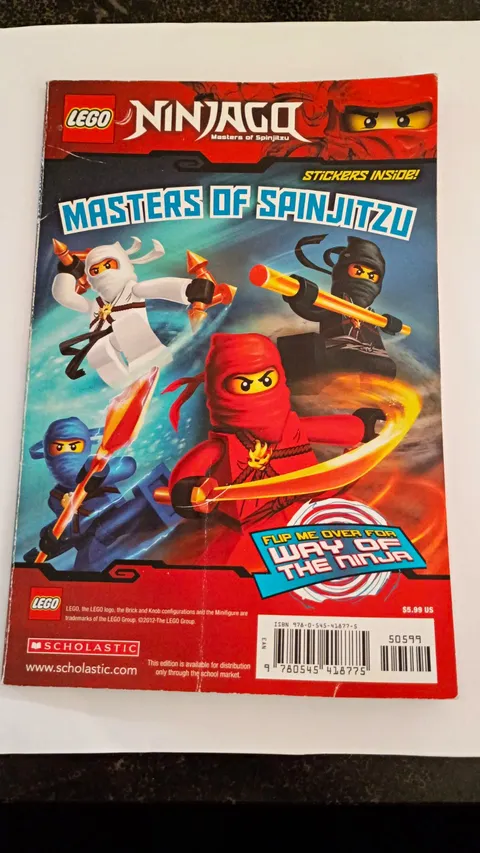 LEGO Ninjago Masters of Spinjitzu NIN3 Manual Booklet Instructions 2012
