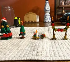 LEGO Seasonal Holiday Tree Multicolor Mini Builds Bulk Lot Plastic