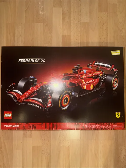 LEGO TECHNIC: Ferrari SF-24 F1 Car (42207) 1362 Pcs 5” x 24” 2025 NEW & SEALED