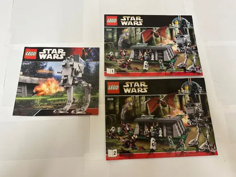 LEGO SW Star Wars set # 8038 7657 Instruction Manuals Lot