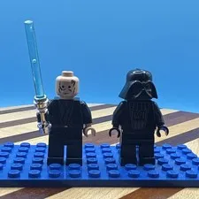 Lego Star Wars Minifigures SW0138 + SW0139 Darth Vader, Anakin Skywalker  (7251)