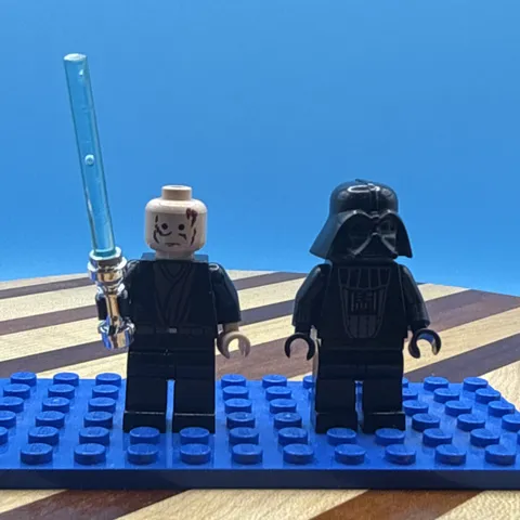 Lego Star Wars Minifigures SW0138 + SW0139 Darth Vader, Anakin Skywalker  (7251)