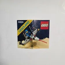 LEGO 6824 Space Dart I Instructions Manual Vintage Legoland Space Theme 1980s