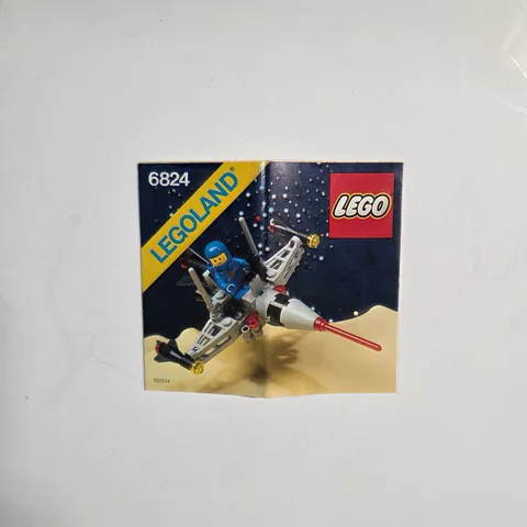 LEGO 6824 Space Dart I Instructions Manual Vintage Legoland Space Theme 1980s