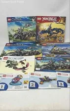 Lot Of 9 Pcs Assorted Lego Multicolor Mixed Instruction Manuals For Age 3+