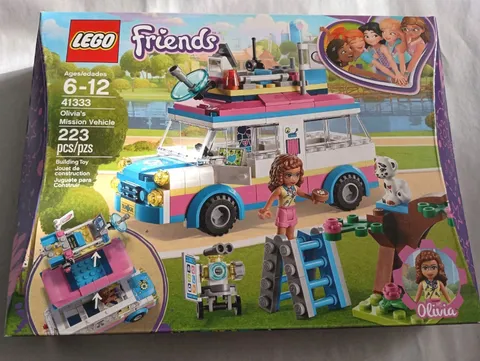 Brand New Sealed  LEGO Friends 41333 Olivia's Mission Vehicle 223pcs