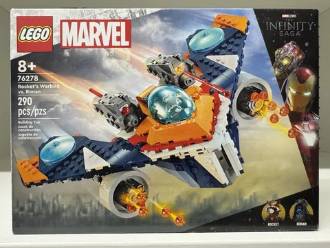 LEGO Marvel Rocket's Warbird vs. Ronan 76278 Complete Set 290 pcs 8+ Rocket