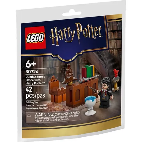 RARE NEW 2026 Lego Harry Potter 30724 Dumbledore's Office with Harry Potter Set