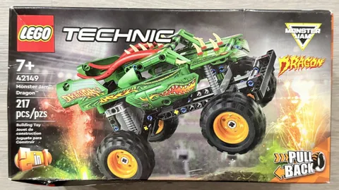 Lego 42149 Technic Monster Jam Dragon New Sealed Retired