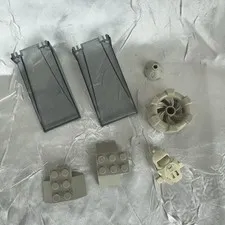LEGO Space Parts Lot Trans Black Canopy Windscreens Life On Mars Space Figure 