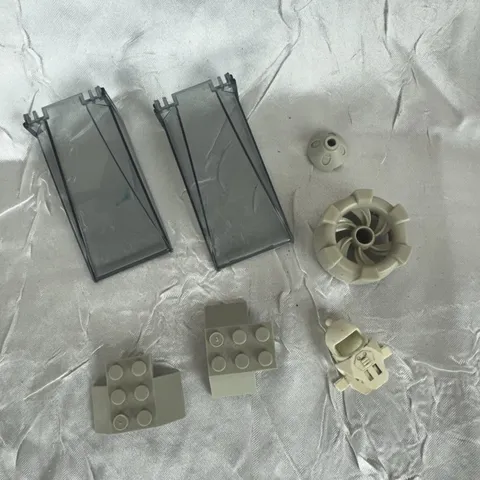LEGO Space Parts Lot Trans Black Canopy Windscreens Life On Mars Space Figure 