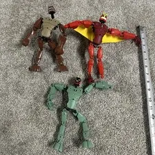 Lego Bionicle Ben 3 Alien Force, Ray, Swampfire, Humungousaur Incomplete
