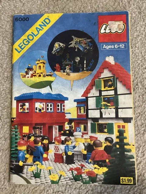 1980 LEGO Legoland 6000 Idea Book - Includes  All Stickers