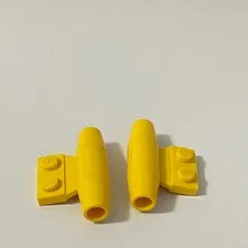 Lego 3475 Yellow Replacement Add-on Pieces Parts Lot of 2
