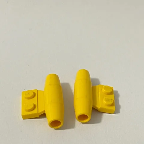 Lego 3475 Yellow Replacement Add-on Pieces Parts Lot of 2