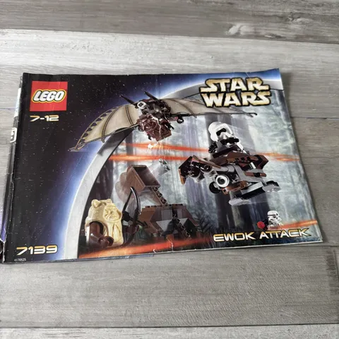 LEGO Star Wars Ewok Attack Manual Only 7139