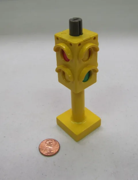 Used Lego Duplo STOPLIGHT w/ CHANGING LIGTS #42316 Road Street Stop Light