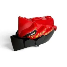 LEGO Hero Factory Tunneler Beast Head Jaw 15359pb002 44024 Red Black Bionicle