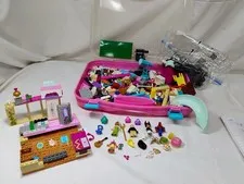 LEGO Huge Lot Princess Castle Star Wars Spider-Man pieces With Pink Case