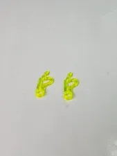 2 LEGO Minifigure Accessories: Ninjago Whip w/ Snake Head 98348 Trans Green