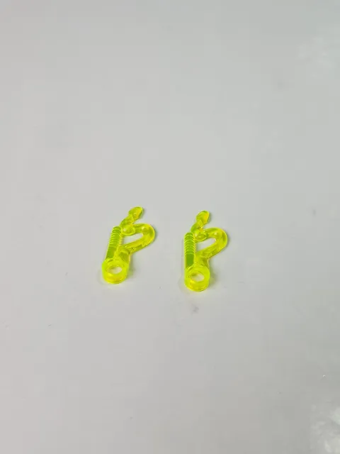 2 LEGO Minifigure Accessories: Ninjago Whip w/ Snake Head 98348 Trans Green