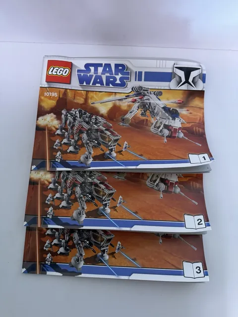Lego Star Wars: Republic Dropship with AT-OT 10195 Instruction Manual