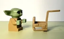 Lego Star Wars Grogu and Tan Carrier Minifigure (see photos)