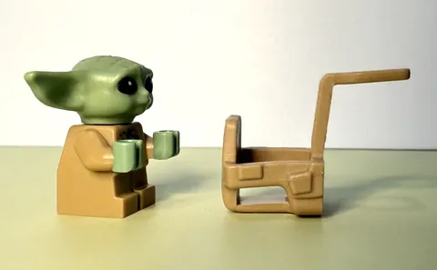 Lego Star Wars Grogu and Tan Carrier Minifigure (see photos)