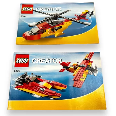 Lego Creator Rotor Rescue Building Instructions Manual Only For Set 5866 Booklet