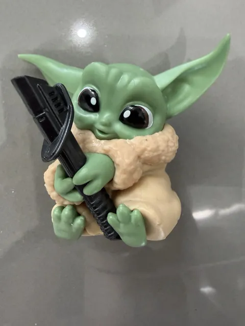 Star Wars The Bounty Collection Series 5 Grogu Figure Darksaber Discovery 2.25"