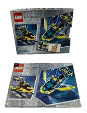 Vintage LEGO Alpha Team Helicopter ORIGINAL BOX & MANUAL ONLY READ