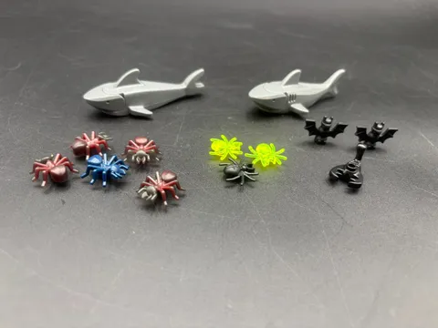Lego Sharks, Spiders, Ants, Bats and Scorpion