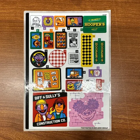 LEGO STICKER SHEET 1+2 ONLY 21326 WINNIE THE POOH from set New & Genuine