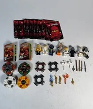LEGO Ninjago Lot Minifigures Cards Spinners Weapons Accessories Mixed
