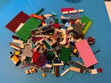 LEGO 1LB Bulk Lot. Unsorted, Unchecked, Random Assorted Pieces. L1-10