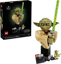 ⭐		LEGO Star Wars: Attack of the Clones Yoda Bust with Lightsaber Set 75438 ⭐