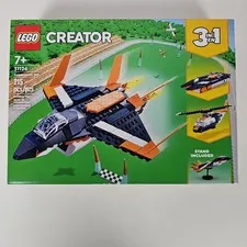 Lego Creator 3In1 Supersonic Jet 31126 215 Pcs