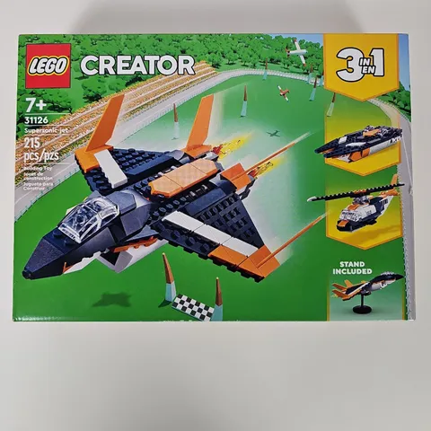 Lego Creator 3In1 Supersonic Jet 31126 215 Pcs