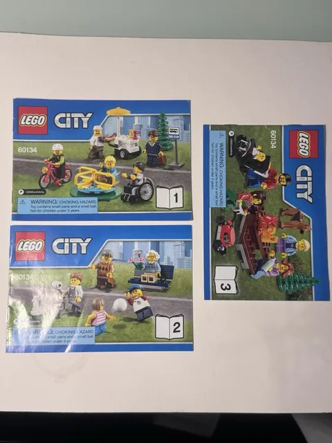 LEGO CITY: People Pack-Fun in the Park (60134) INSTRUCTIONS ONLY