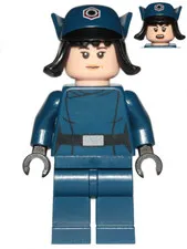 LEGO [No Color/Any Color] Rose Tico - Dark Blue First Order Officer Disguise, Ha