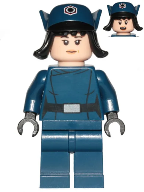 LEGO [No Color/Any Color] Rose Tico - Dark Blue First Order Officer Disguise, Ha