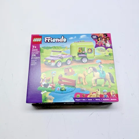 LEGO Friends Horse & Baby Foal Trailer 42695 New